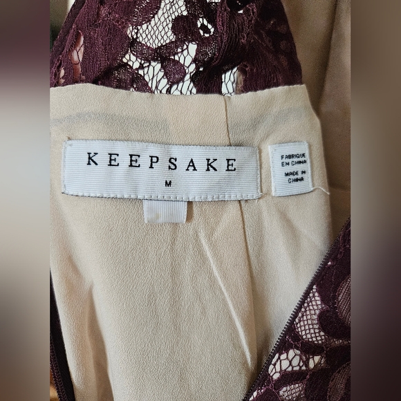 KEEPSAKE The Label 'One Night' Open Back Lace Dress - Picture 12 of 13